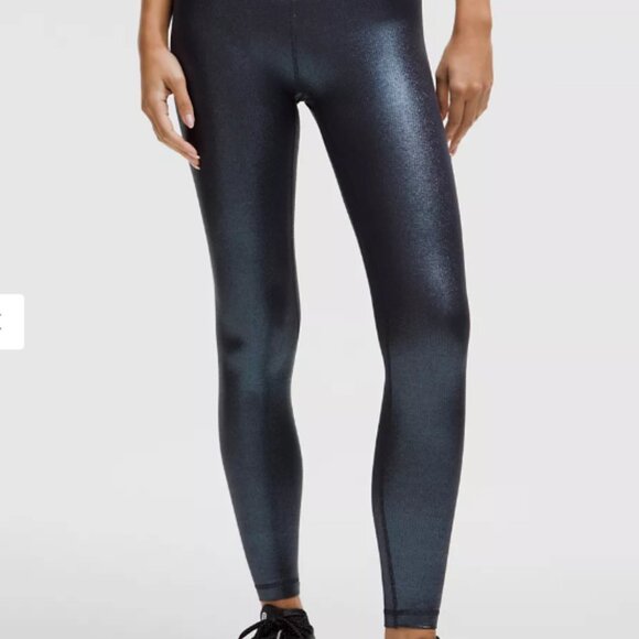 Lululemon Align High-Rise Ribbed Pant 28" in Shine SZ 10 - Picture 1 of 5